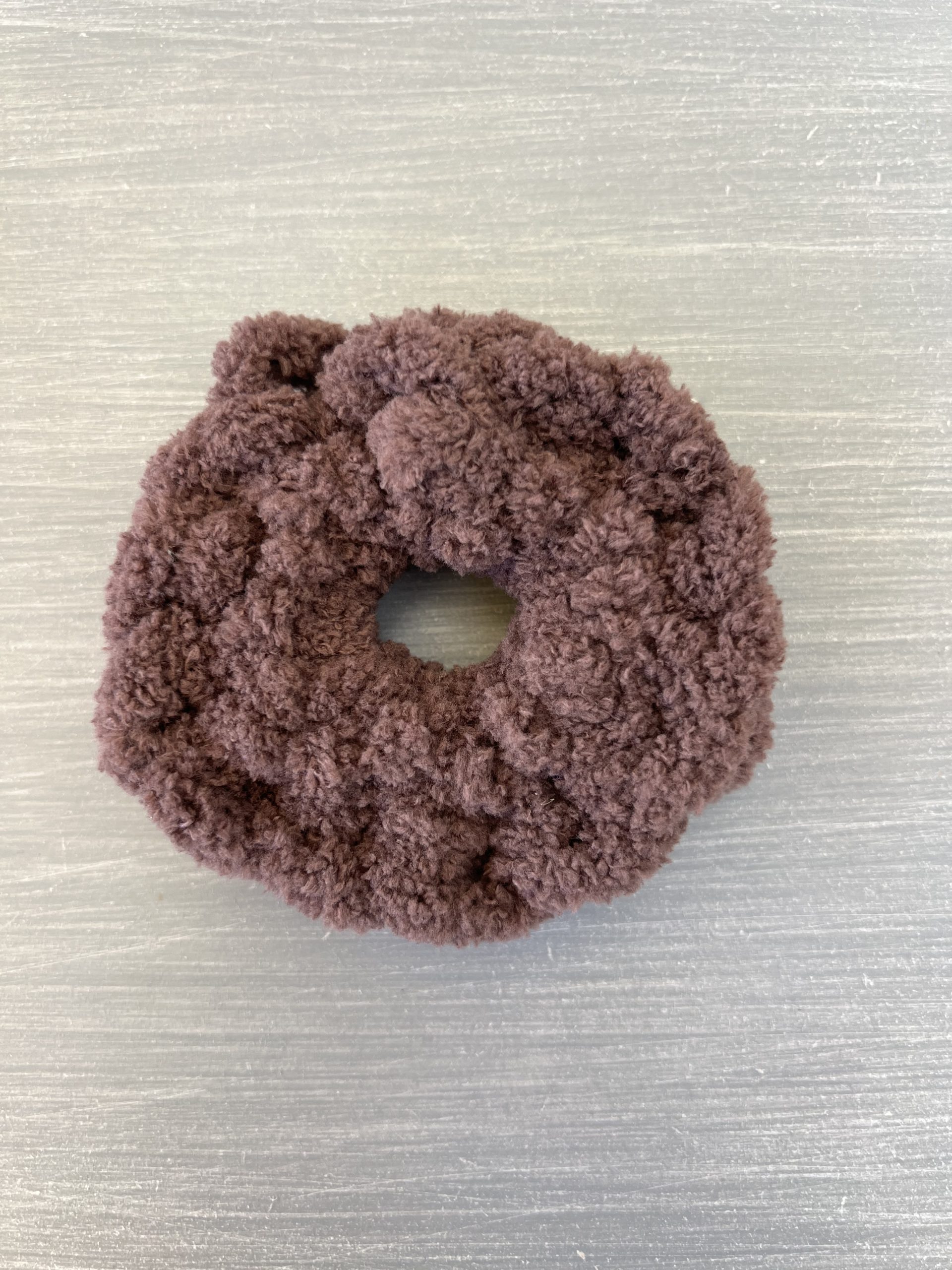 HR121 Puffy Scrunchie Dark Coffee - Image 1