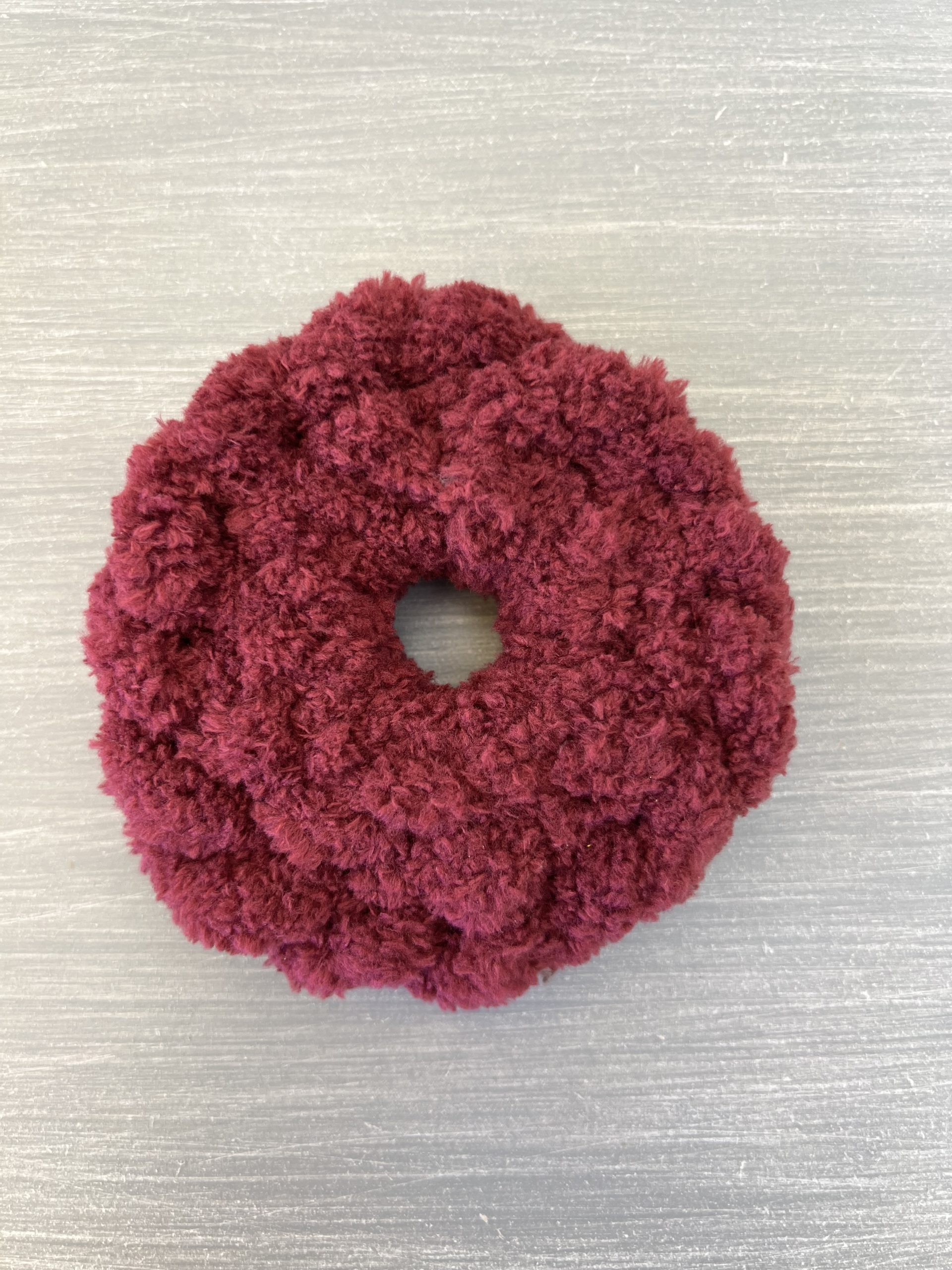 HR122 Puffy Scrunchie Plum - Image 1