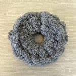 Puffy Scrunchie Dark Grey