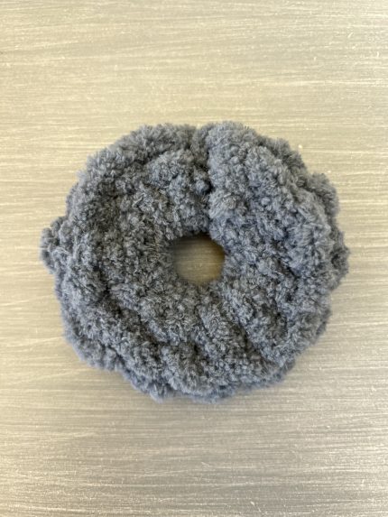 Puffy Scrunchie Dark Grey