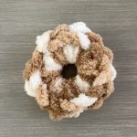 Puffy Scrunchie Multi Beige