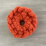 Puffy Scrunchie Dark Orange