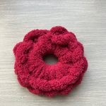 Puffy Scrunchie Red Wine