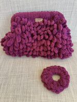 Puffy Bag Dark Plum 25cm