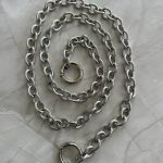 Ασημί αλυσίδα για τσάντα με κρίκους