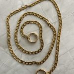 Χρυσή αλυσίδα για τσάντα με κρίκους