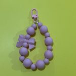 Μπρελόκ με ροζ φιόγκο