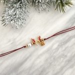 Reindeer Cord Charm Bracelet
