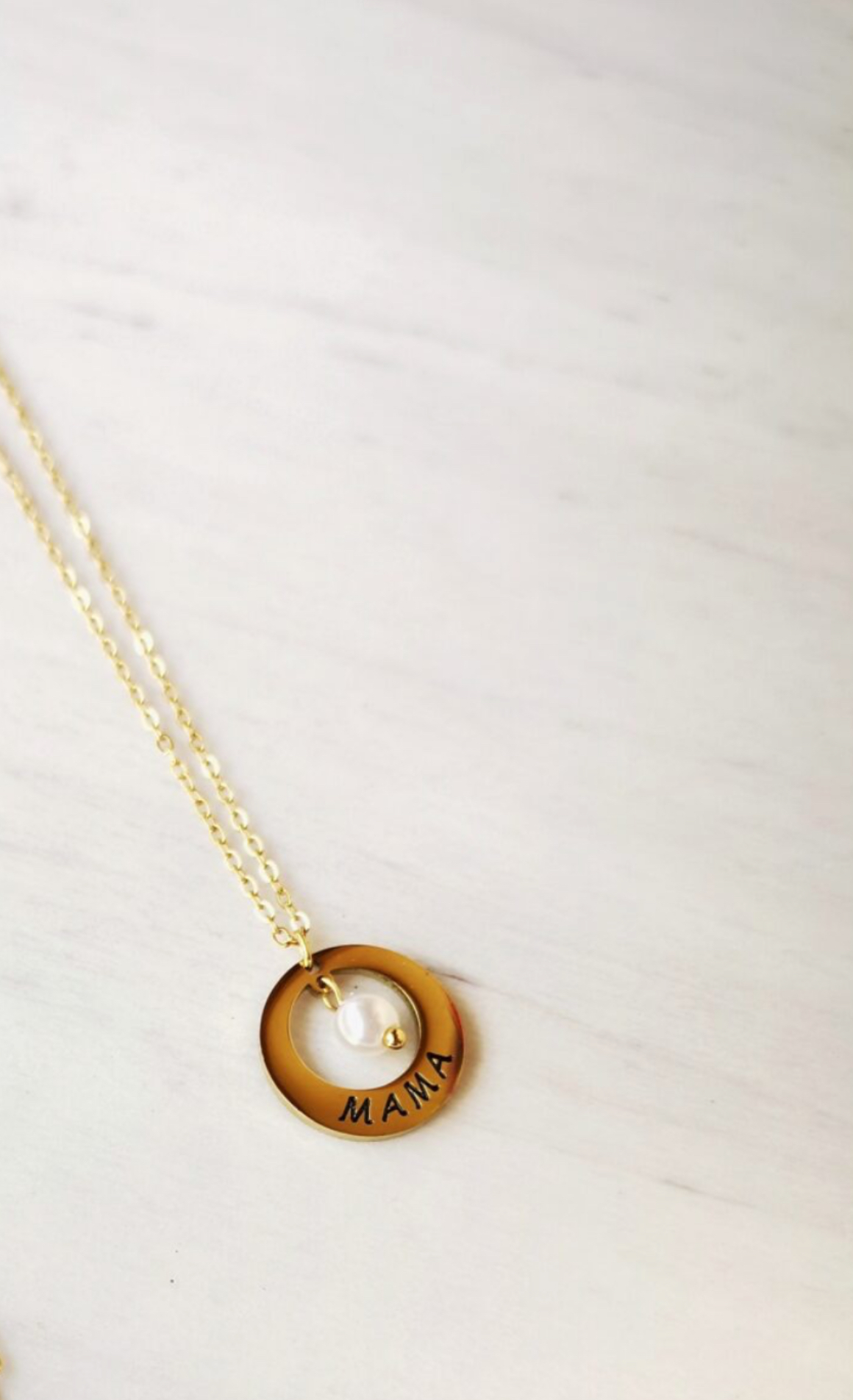 2444701_b Mama Round Necklace - Image 1