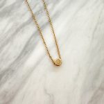 Round Zircon Necklace