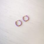 Purple Steel Hoops