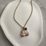 Γούρι αυτοκινήτου ροζ αυτοκίνητο