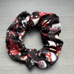 Λαστιχάκι για τα μαλλιά μαύρο Xmas