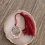 Γούρι Ασημί Ρόδι