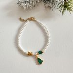Pearl Tree Charm Bracelet