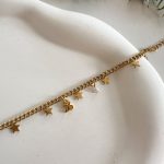 Star Chain Charm Bracelet