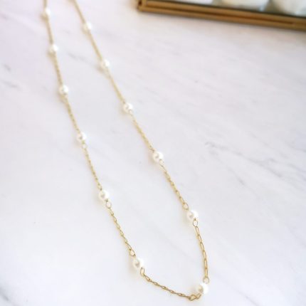 Pearl Rosary Necklace