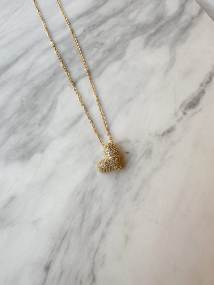 Zircon Heart Necklace
