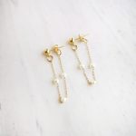 Pearl Chain Earrings